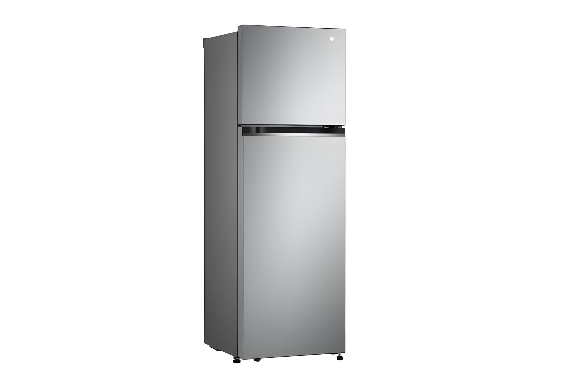 285L Top Freezer Fridge en argent platine3_2