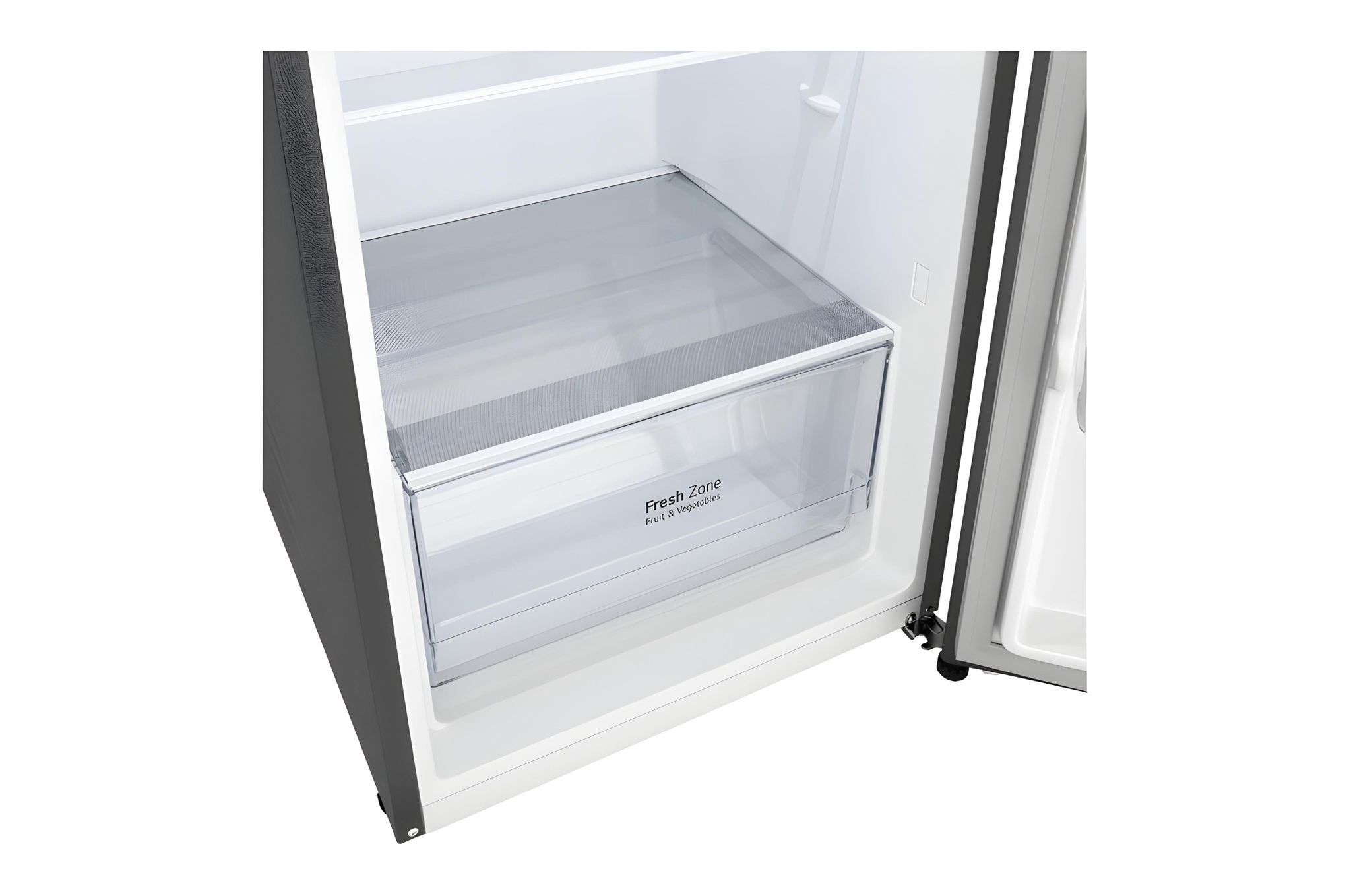 285L Top Freezer Fridge en argent platine3_13