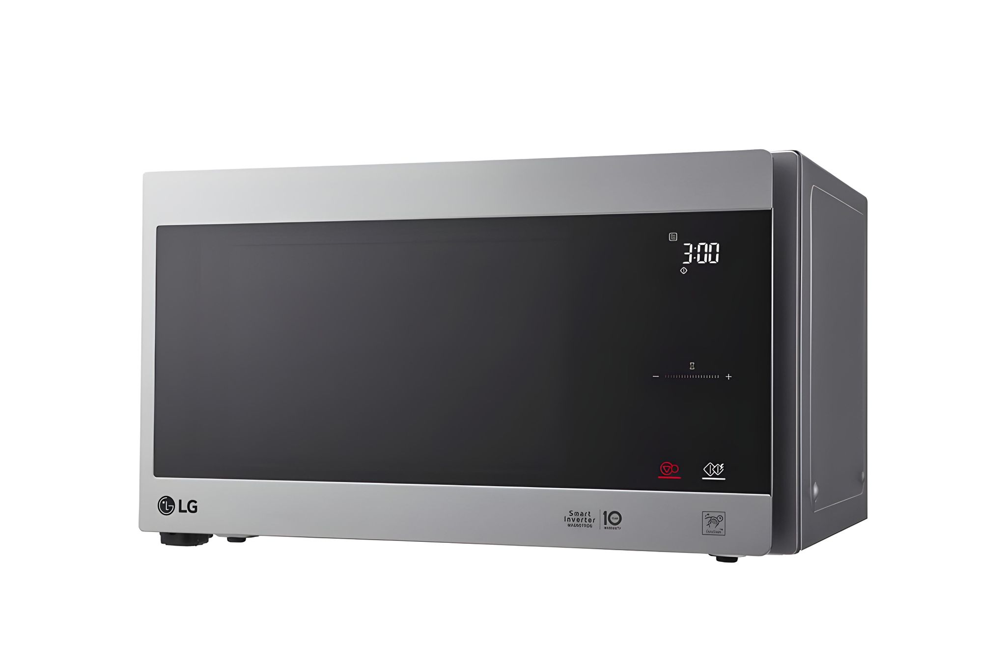 Four à micro-ondes de 42 litres, argent, technologie Smart Inverter avec 10 ans de garantie, grilloir, cuisson automatique intelligente, écran tactile en verre_1