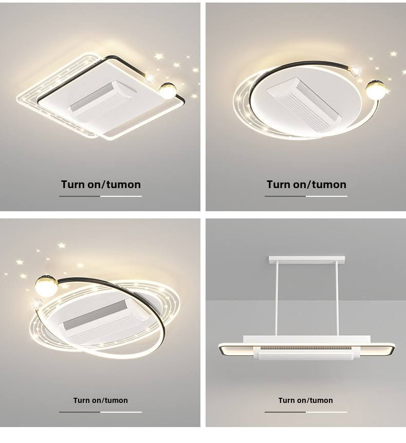 Modern Bladeless LED Ceiling Fan Light – Decorative Smart Wind Lamp for Bedroom & Living Room_3