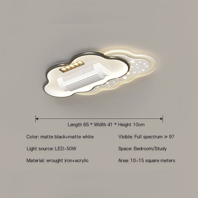 Modern Bladeless LED Ceiling Fan Light – Decorative Smart Wind Lamp for Bedroom & Living Room_7