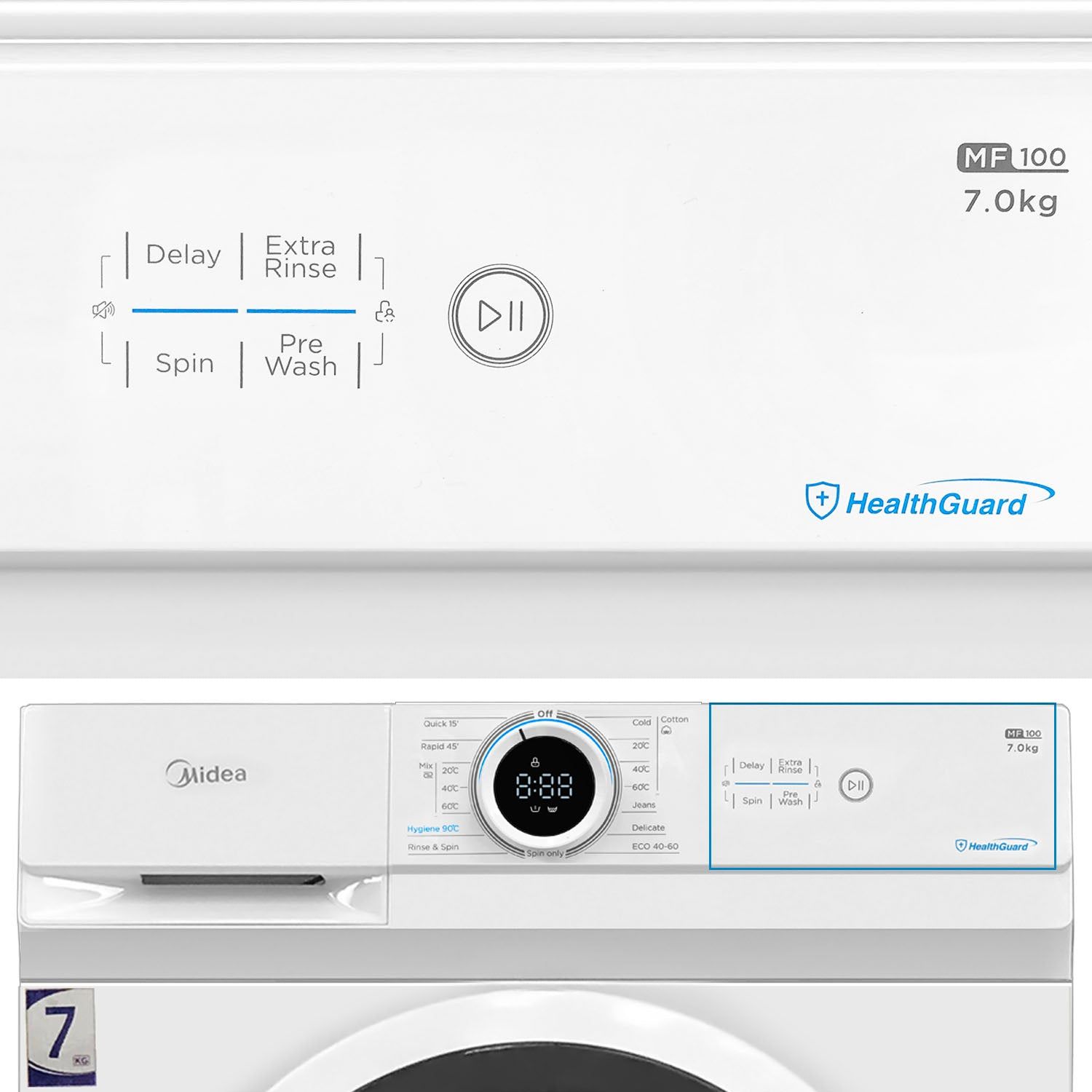 MIDEA WASHING MACHINE FRONT LOAD7KG _6