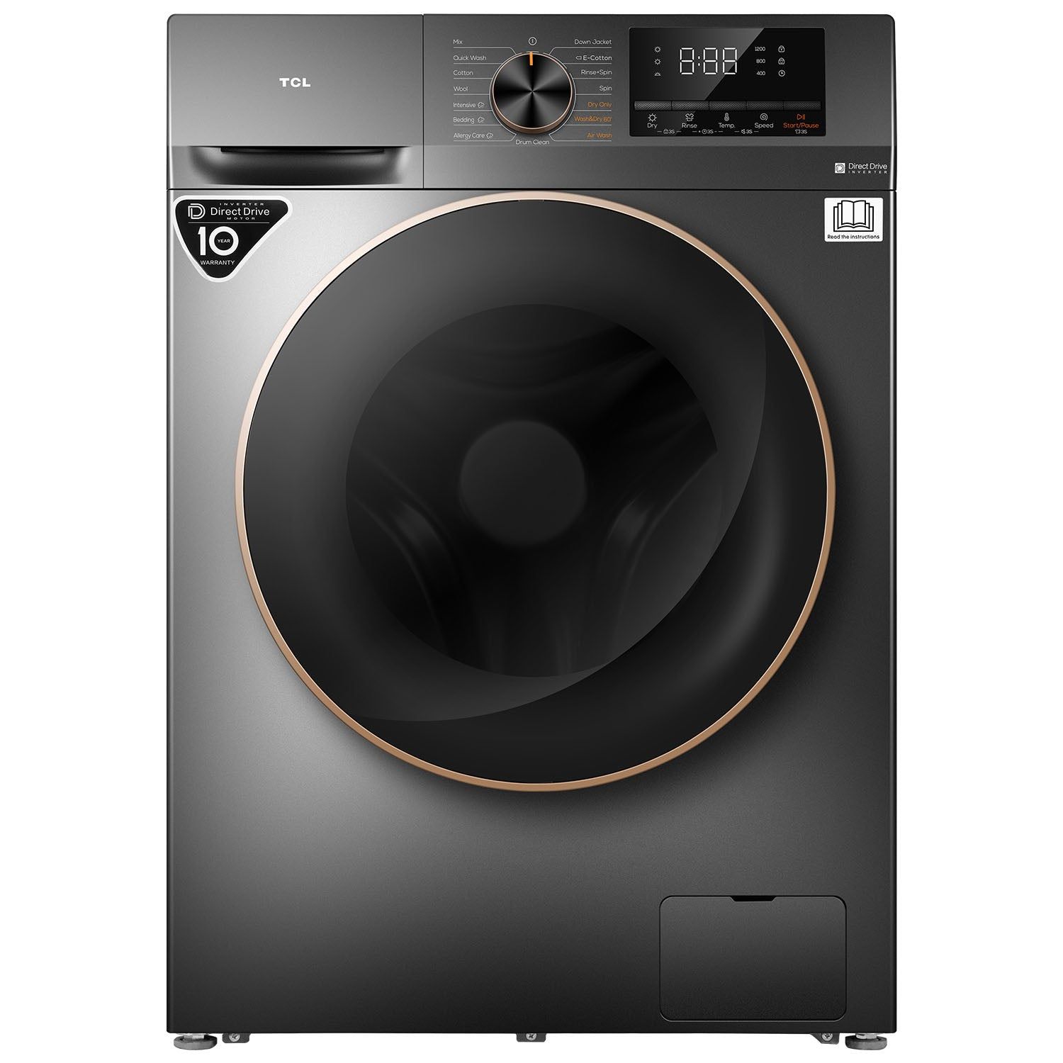 TCL WASHER & DRYER INVERTER 10KG _0