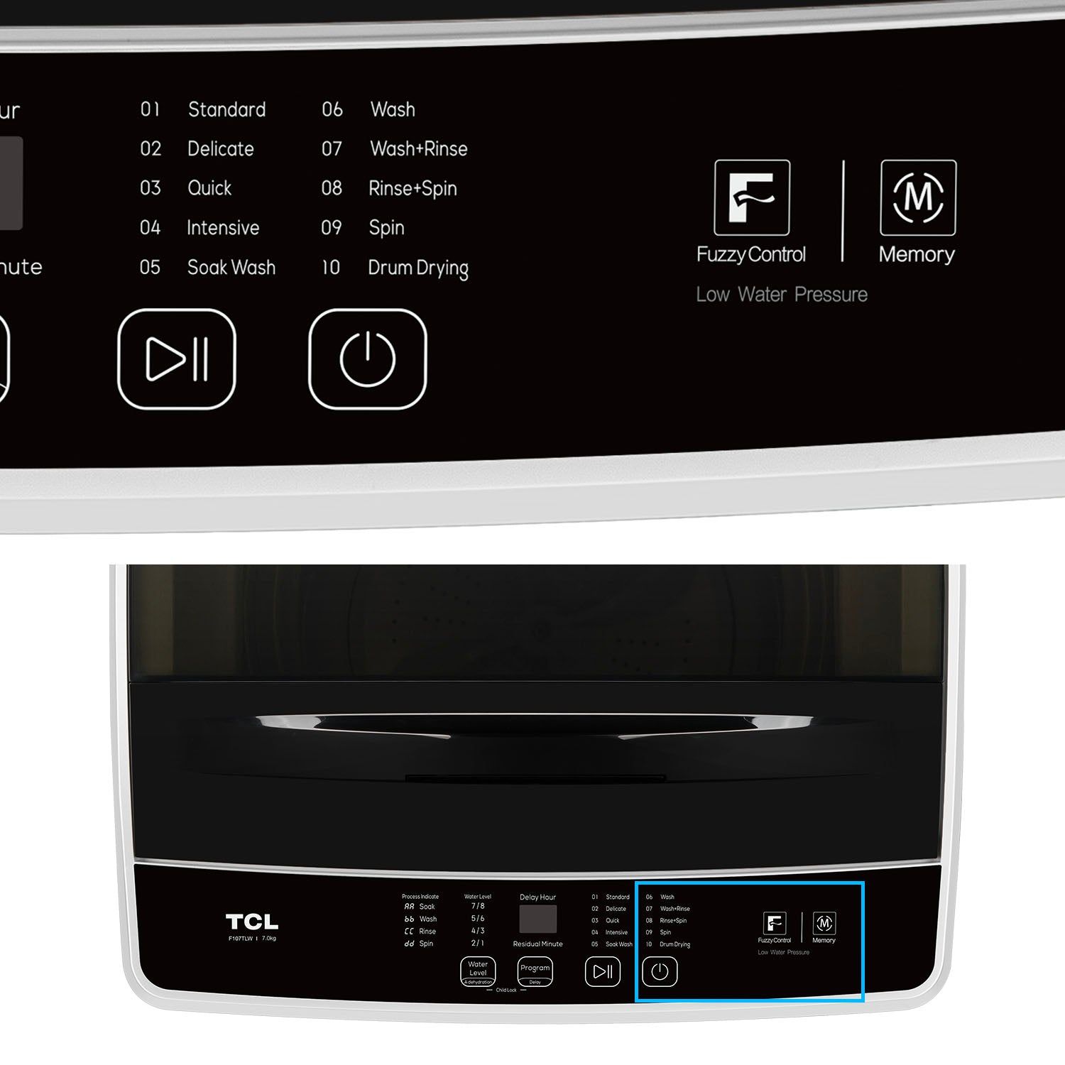 TCL WASHING MACHINE TOP LOAD 7KG _4