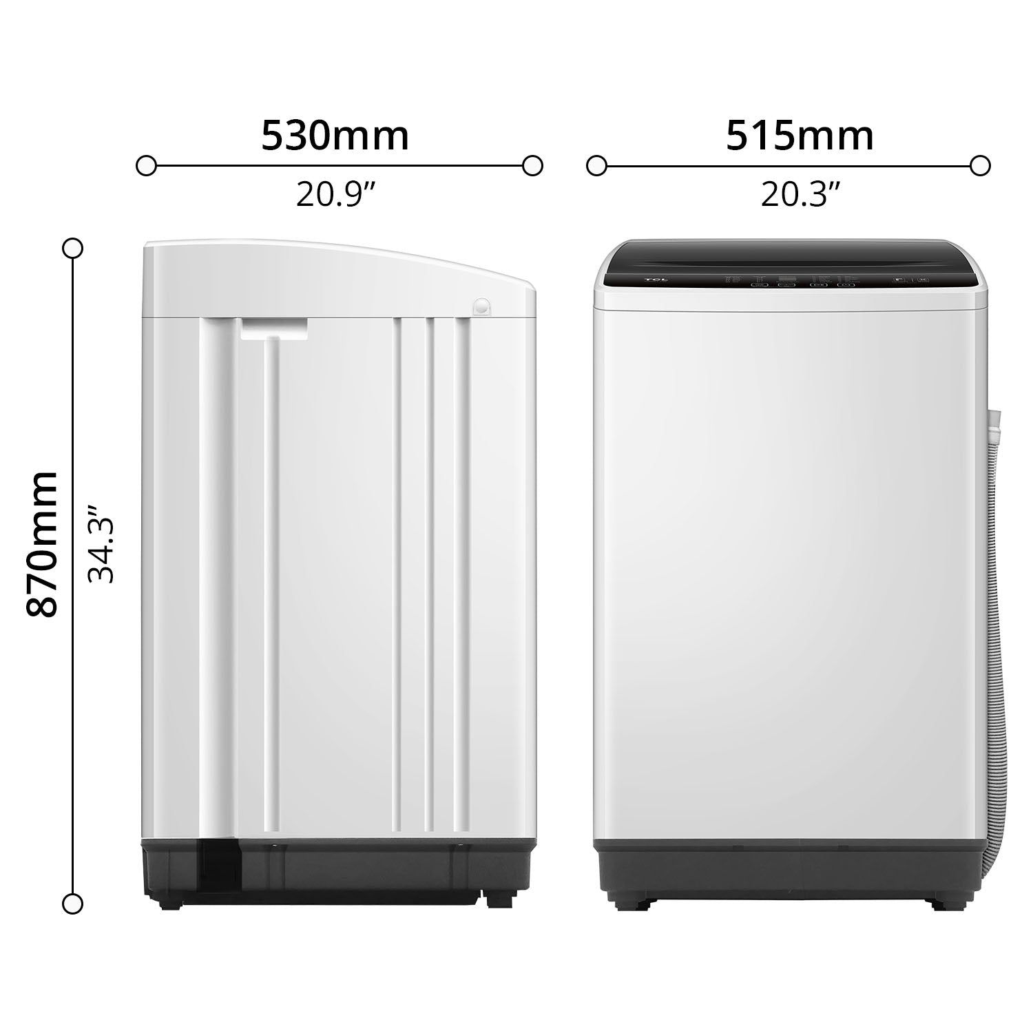 TCL WASHING MACHINE TOP LOAD 7KG _5
