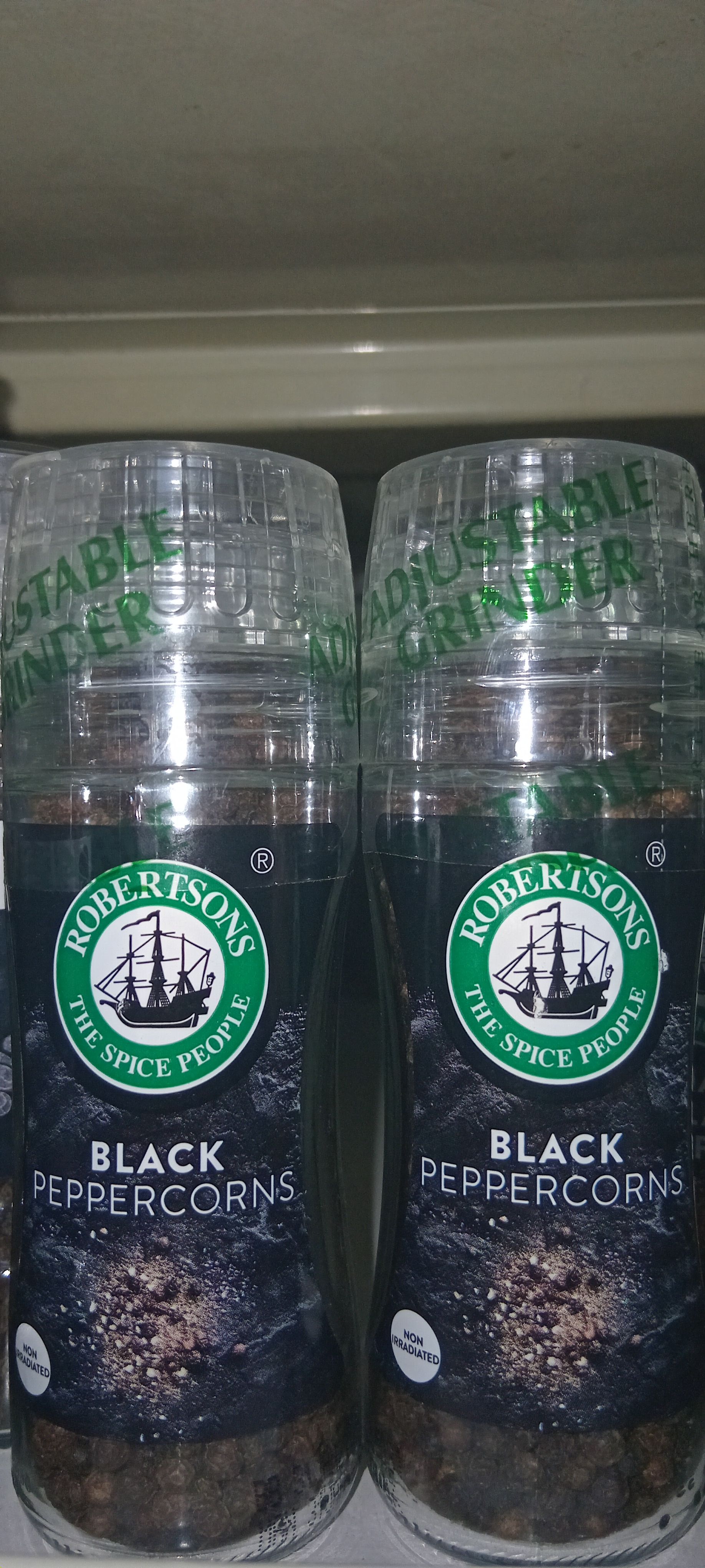 Robertsons Black Peppercorn Grinder 57gr_0