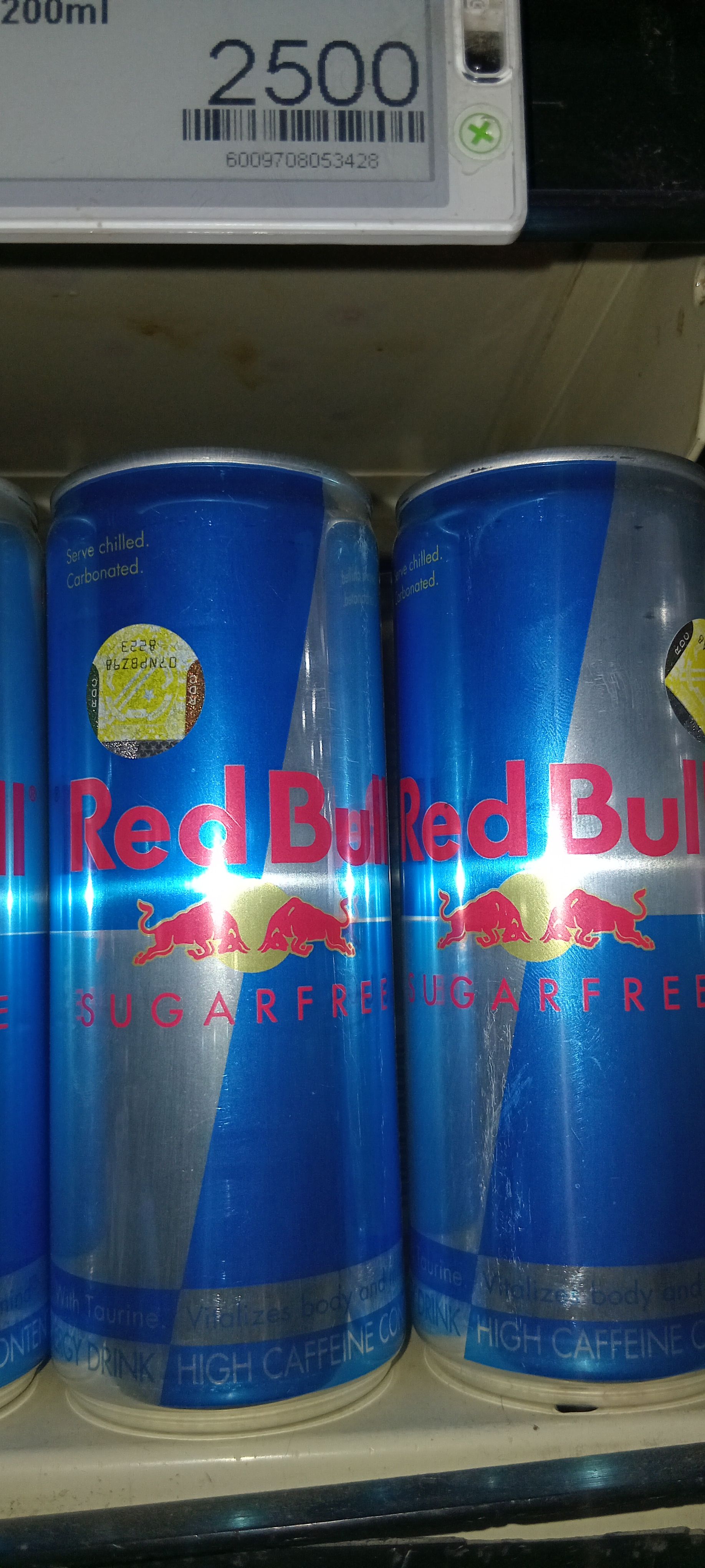 Red Bull Energy Drink Sugar Free 250ml _0
