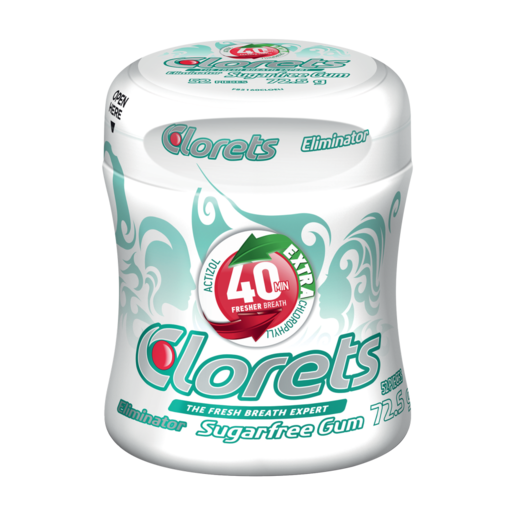 Clorets Eliminator Sugar Free Gum (72.5G)_0
