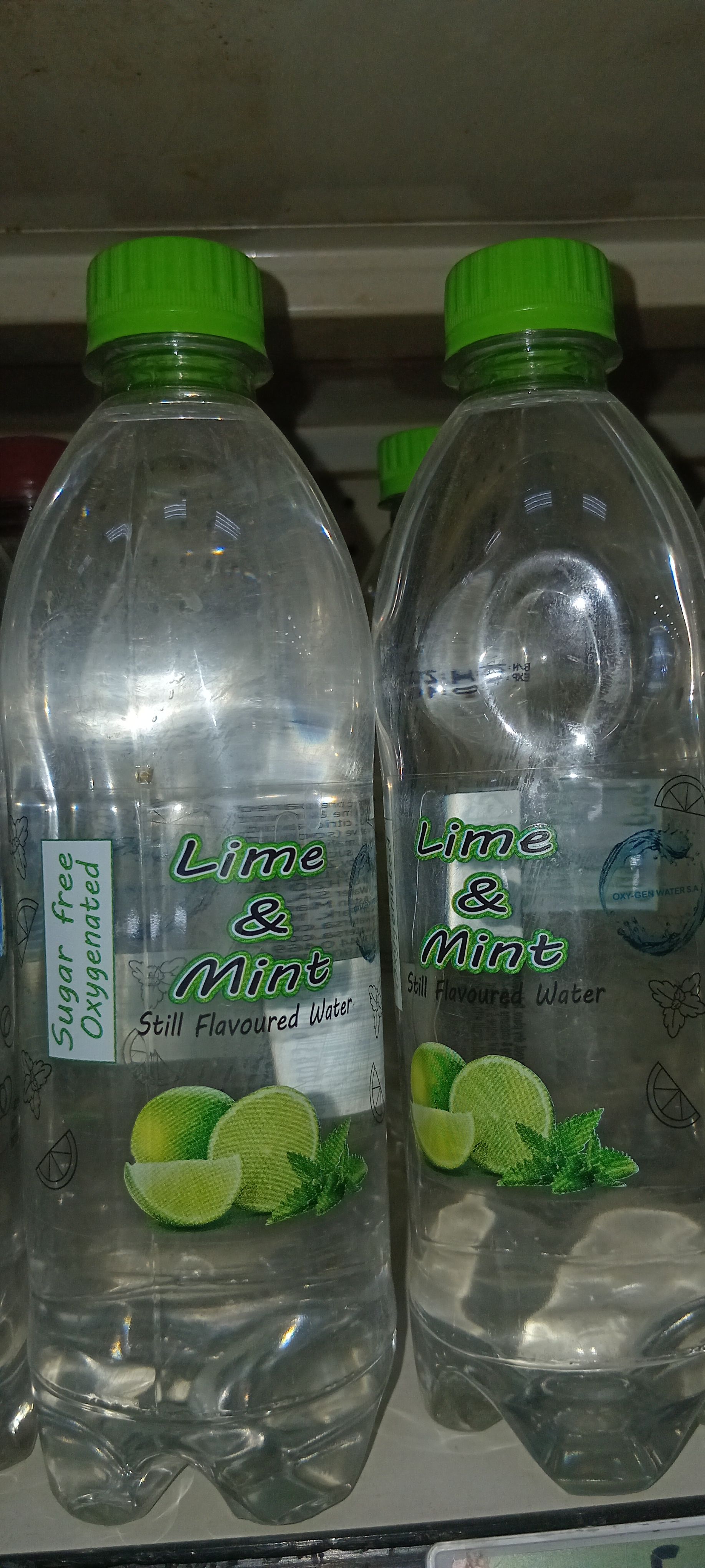 Oxygen Lime & Mint Flav. Water S/F 500ml_0
