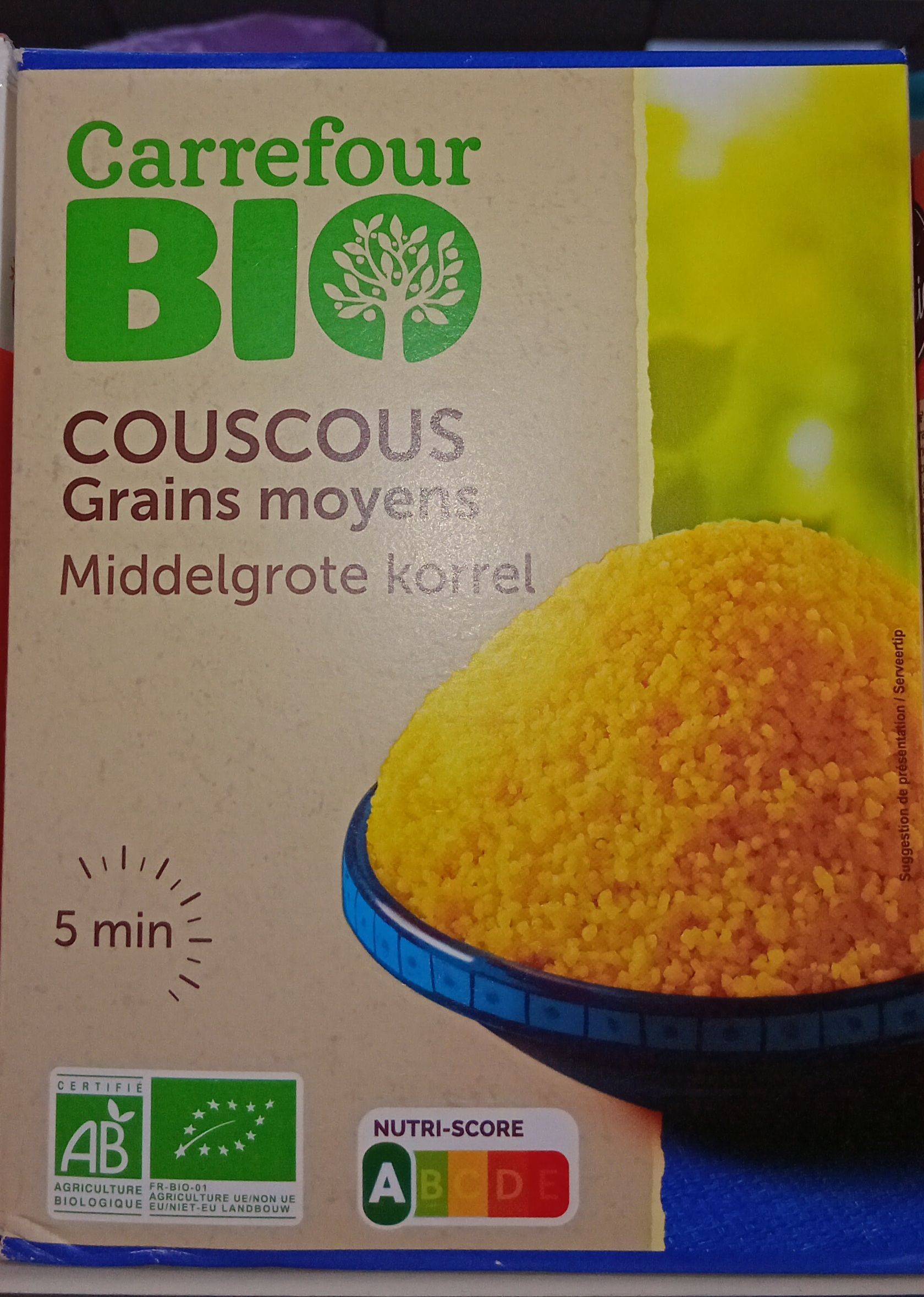 Crf Bio Couscous Moyen 500gr_0