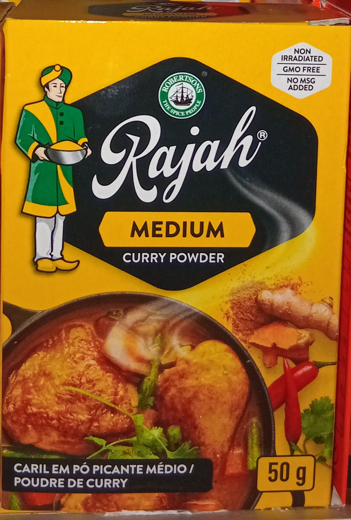 Robertsons Rajah Medium Curry 50gr_0