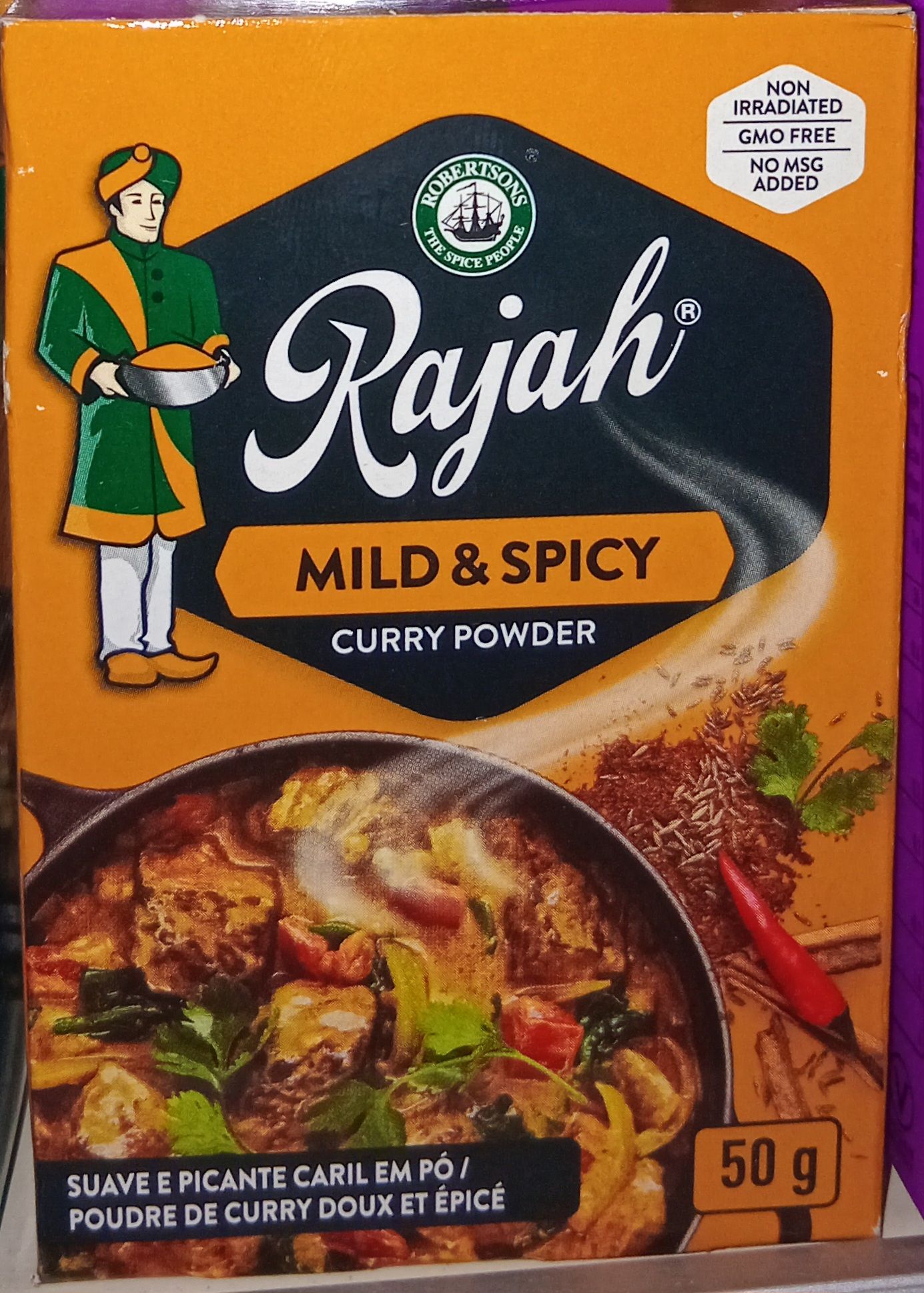 Robertsons Rajah Mild&Spicy Curry Powder 50gr_0