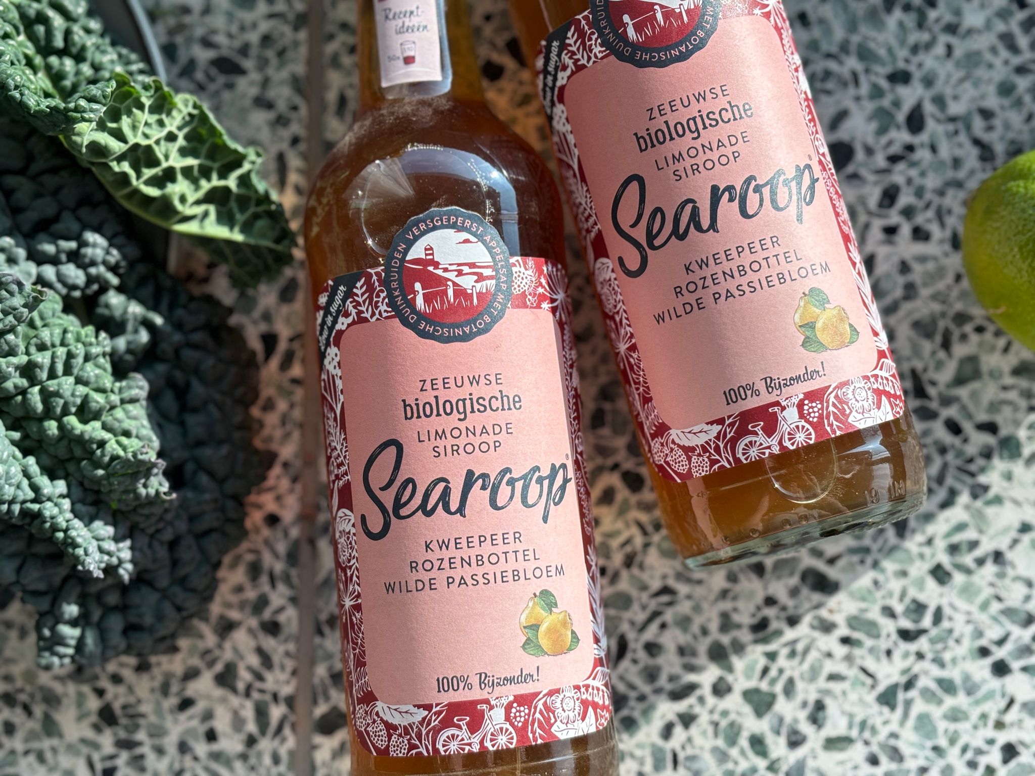 Searoop Kweepeer, Rozenbottel & Wilde Passiebloem 500ML_1
