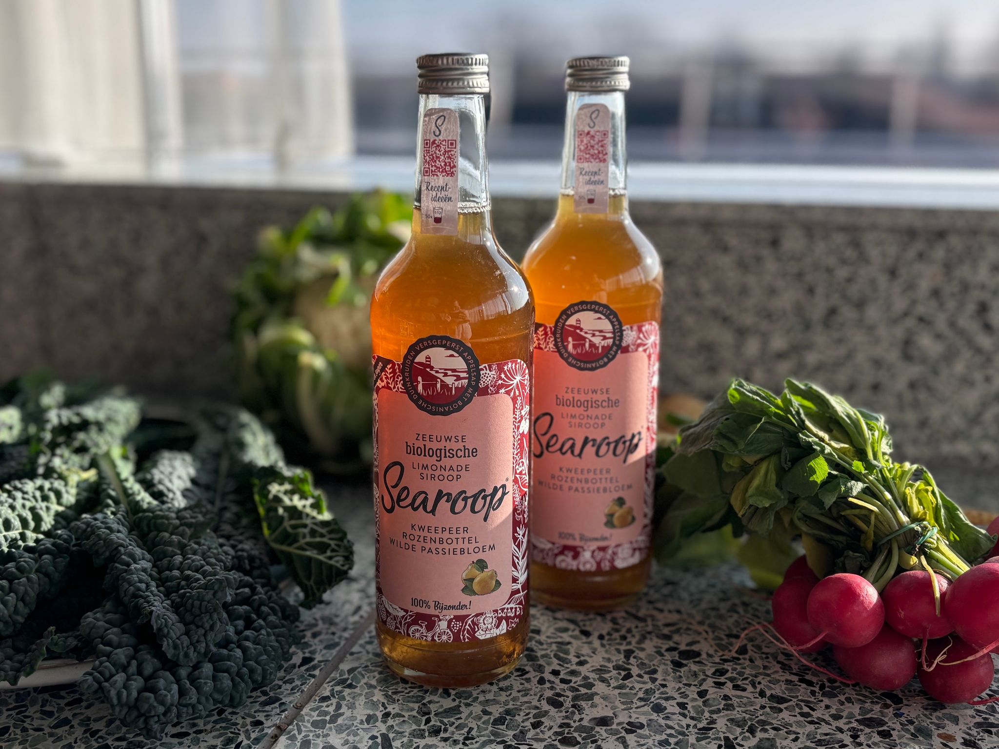 Searoop Kweepeer, Rozenbottel & Wilde Passiebloem 500ML_2