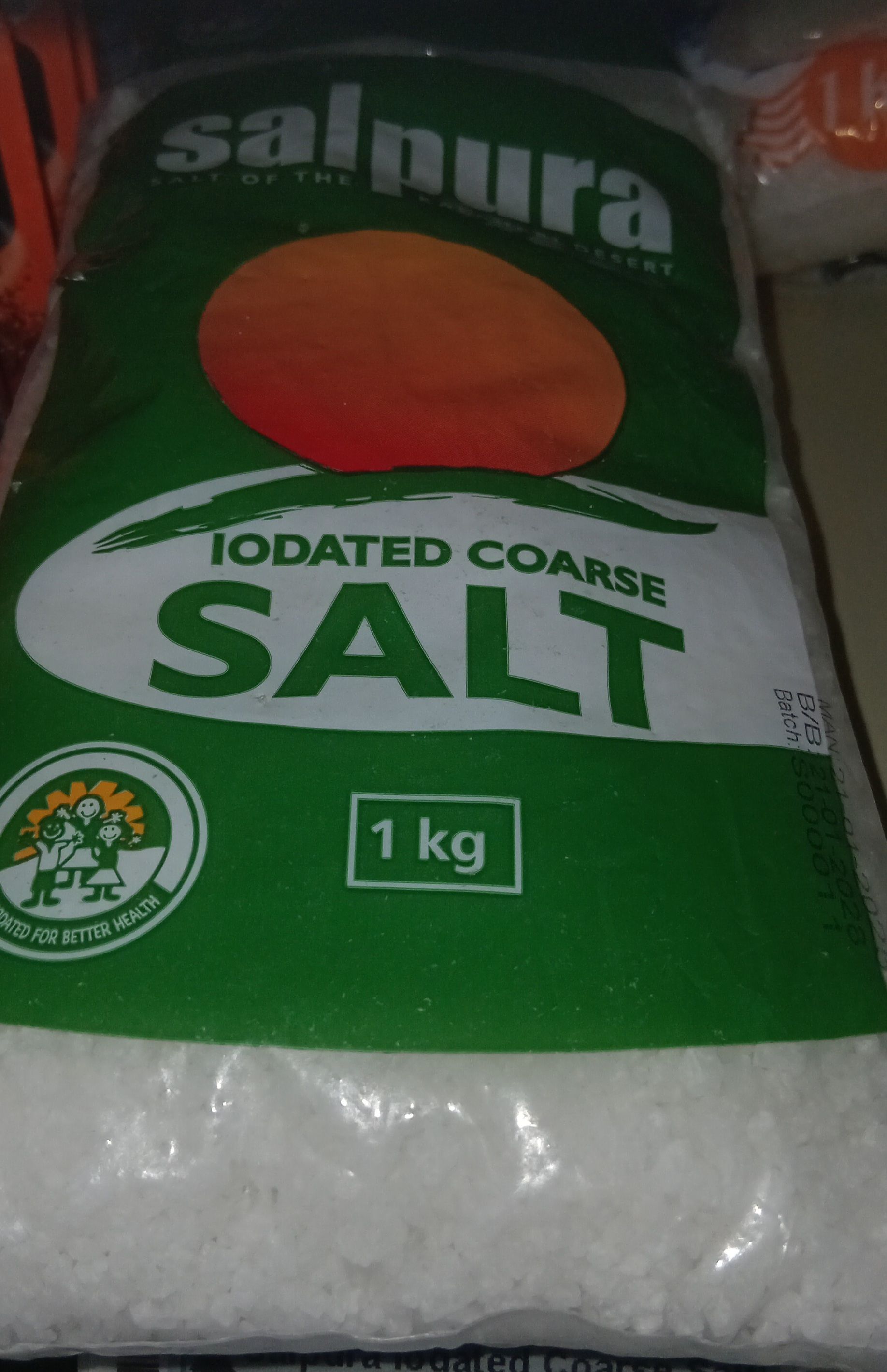 Salpura lodated Coarse Salt 1kg_0