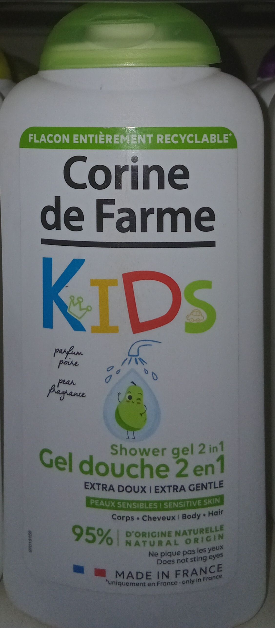 Corine De Farme gel douche poire 2 en 1 300ml_0