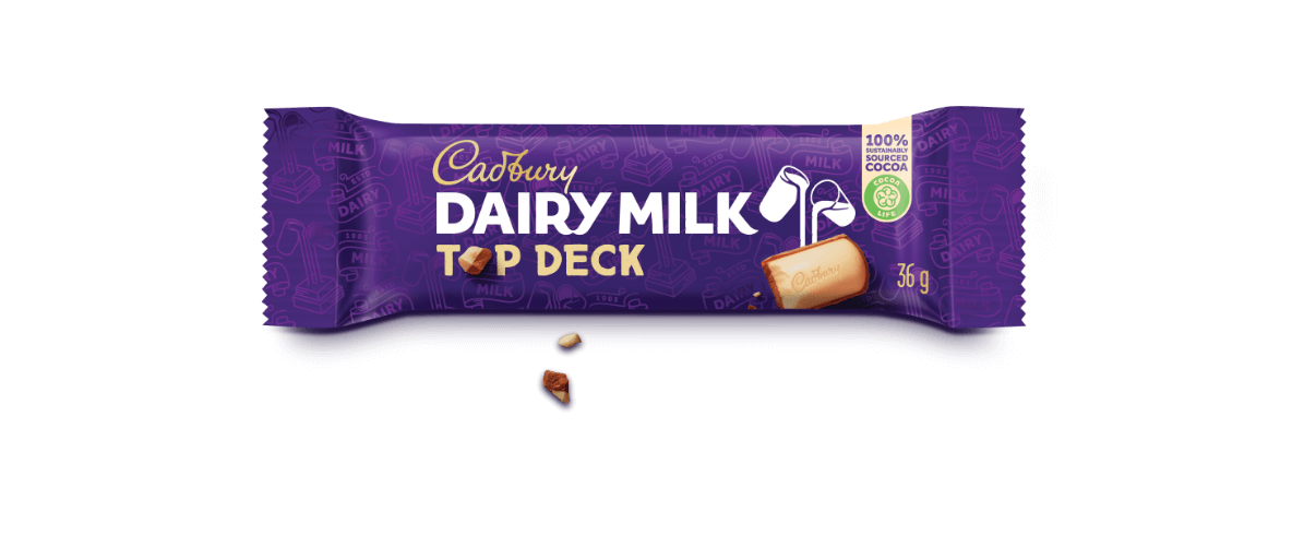 Cadbury Dairy Milk Chocolate Top Deck (3 x 36G)_0