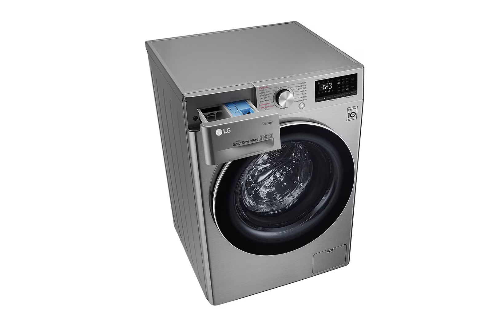 Lave-linge à chargement frontal | 9 / 6 Kg | Capacité plus grande | AI DD | Steam | ThinQ_5