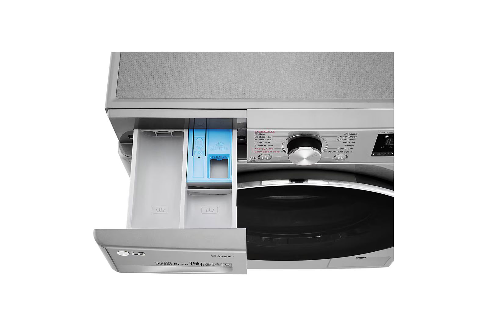 Lave-linge à chargement frontal | 9 / 6 Kg | Capacité plus grande | AI DD | Steam | ThinQ_8