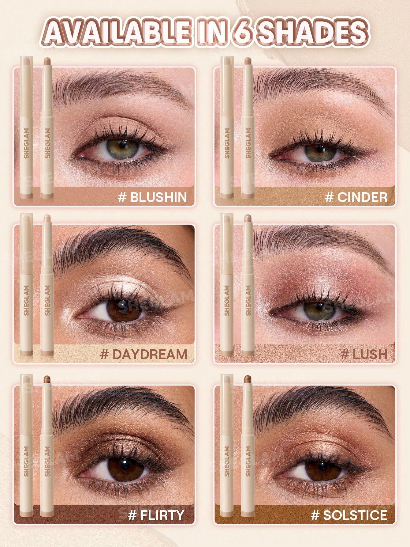 SHEGLAM Creamsicle Eyeshadow Stick - Cinder_2