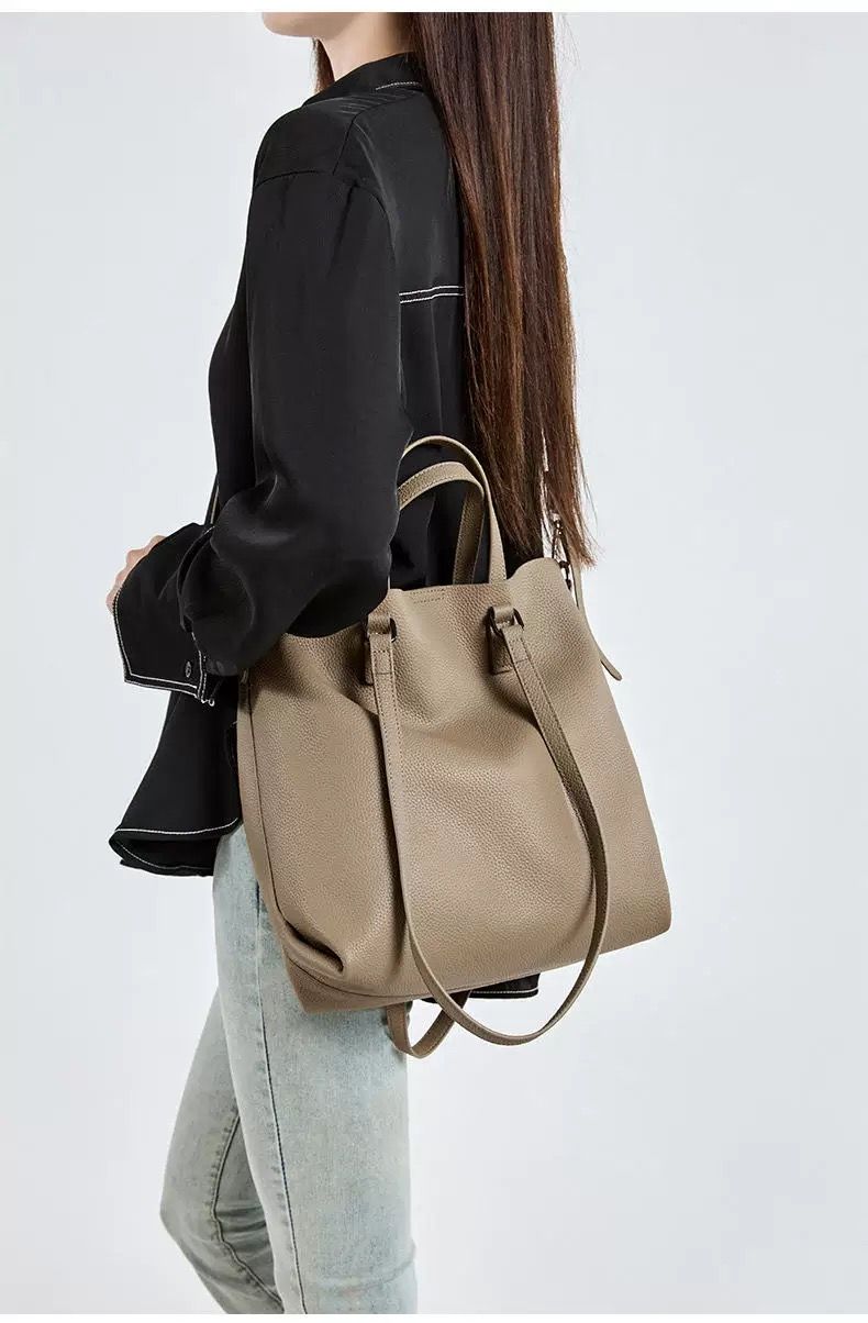 8013 - Tote Shoulder Bag in Calf Leather_7