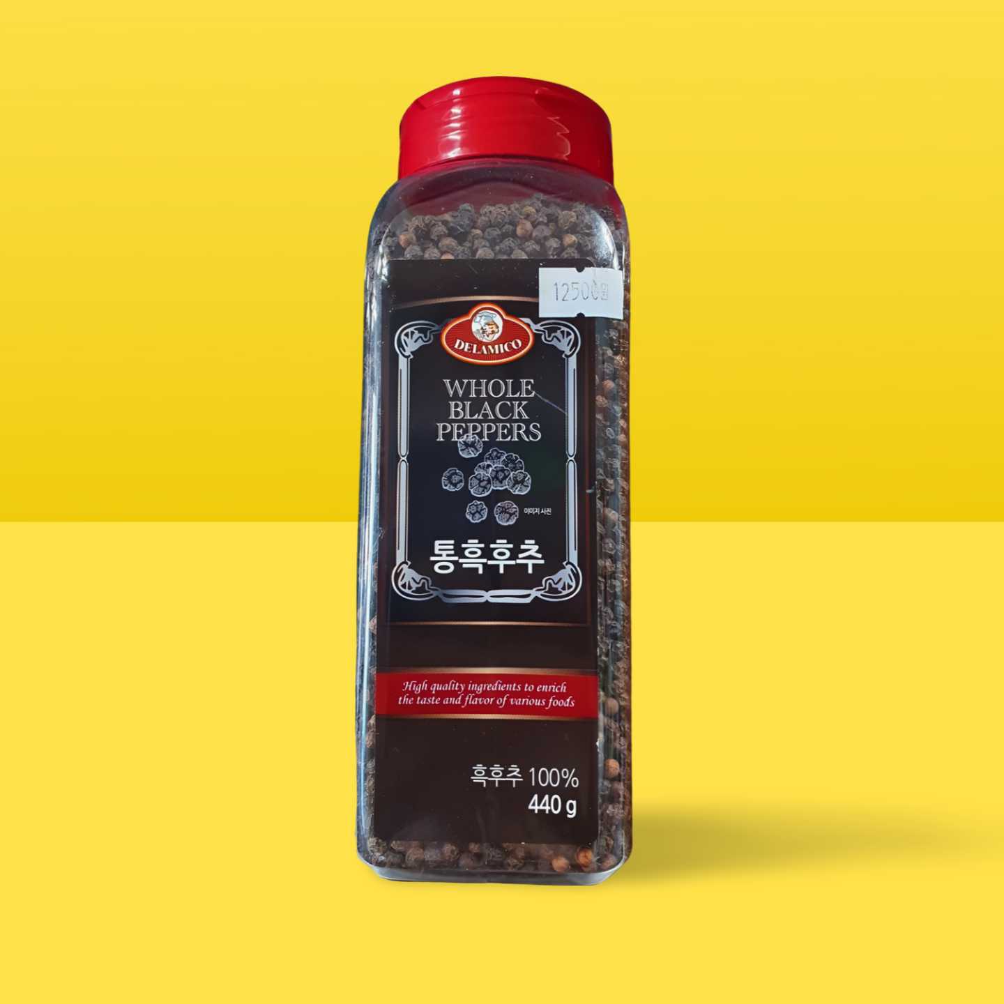 Delamico Whole Black Peppers 440g_0