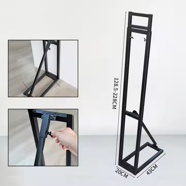 Height Adjustable Portable Foldable KT Board Poster Stand_3