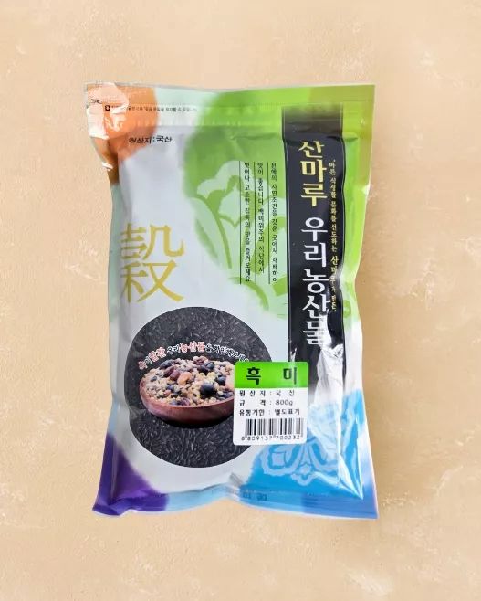 우리농산 산마루 흑미 Black Rice 800g_1