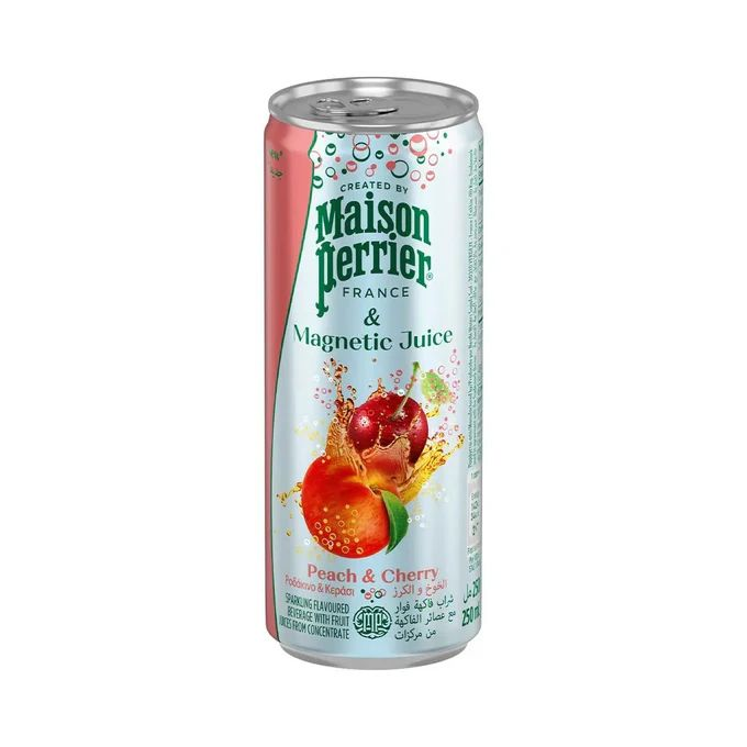 MAGNETIC PERRIER  JUICE 250ML-  PEACH & CHERRY _0