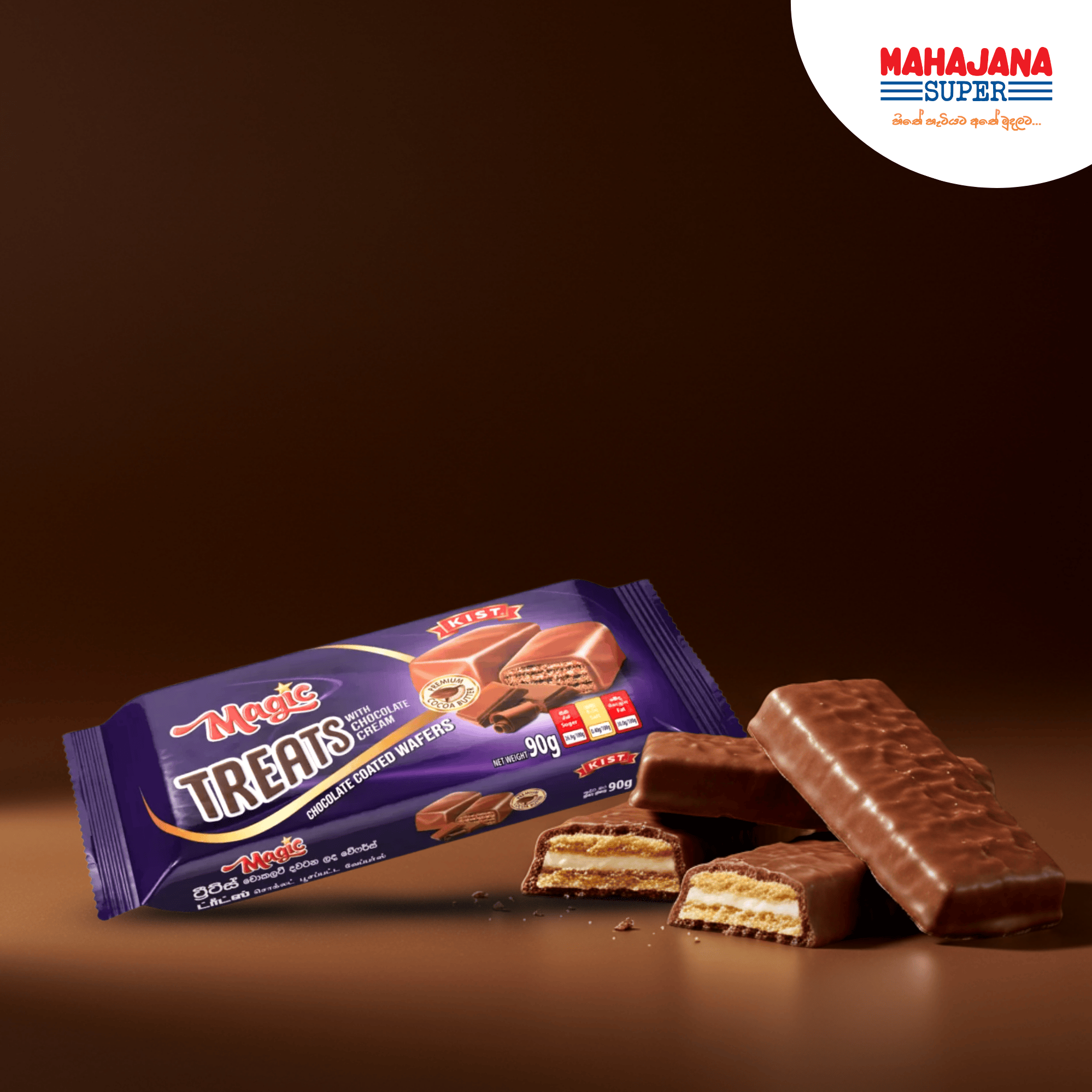 Kist Magic Treats With Chocolate Cream 90g_0