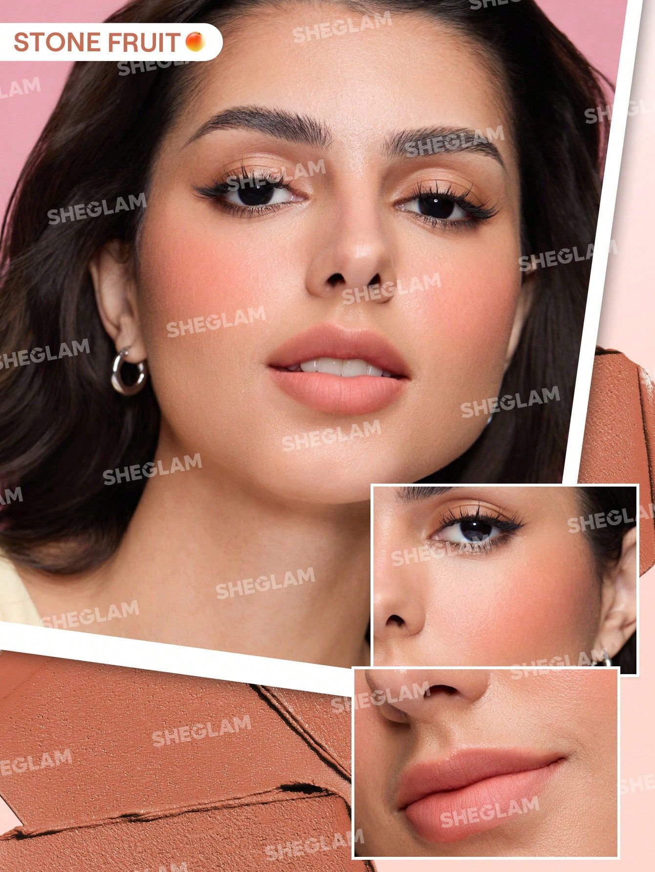 SHEGLAM Cheek & Lip Cream Stack - Apricot Dream_3