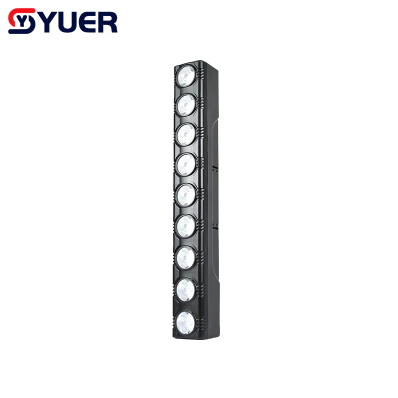 YUER™️ 9x12W LED Amber COB RGB Beam Wash Effect Bar Light _1