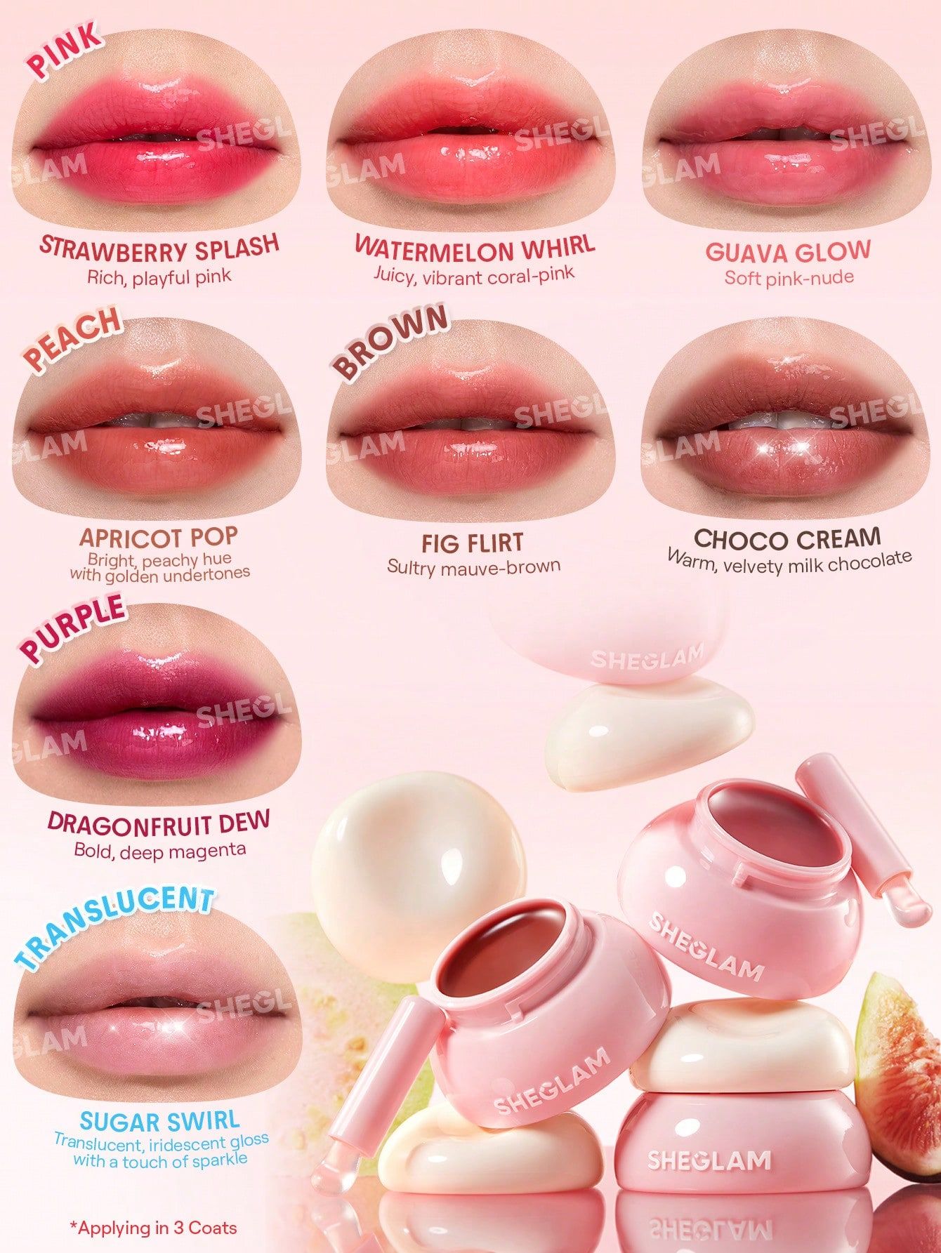 SHEGLAM Hydra Jelly Pocket Lip Jam - Sugar Swirl_4