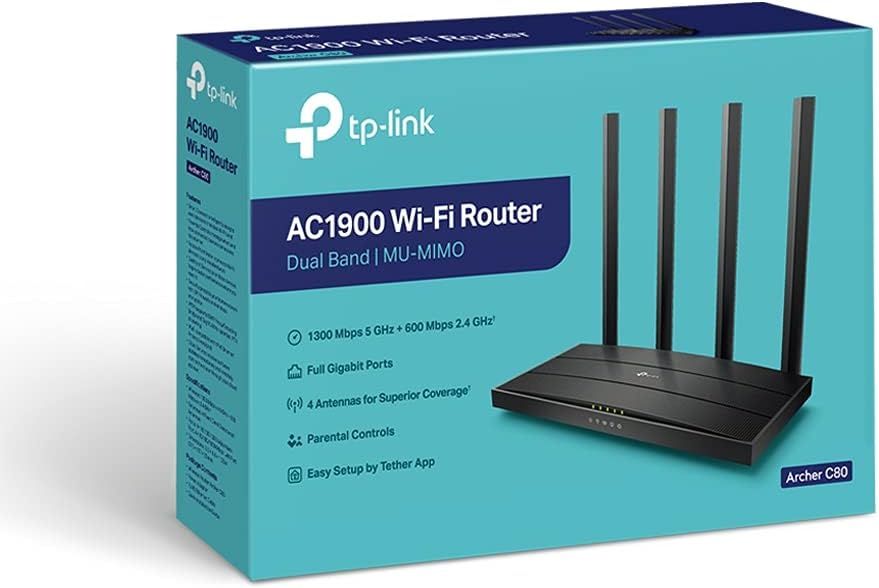 Tp Link / ARCHER C80 / ROUTER WIFI NU-MIMO / 4 ANTENAS / 1200 MBPS DUAL BAND_7