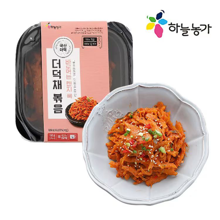 국산 더덕채볶음 Stir-fried Codonopsis Root Strips 100g_1