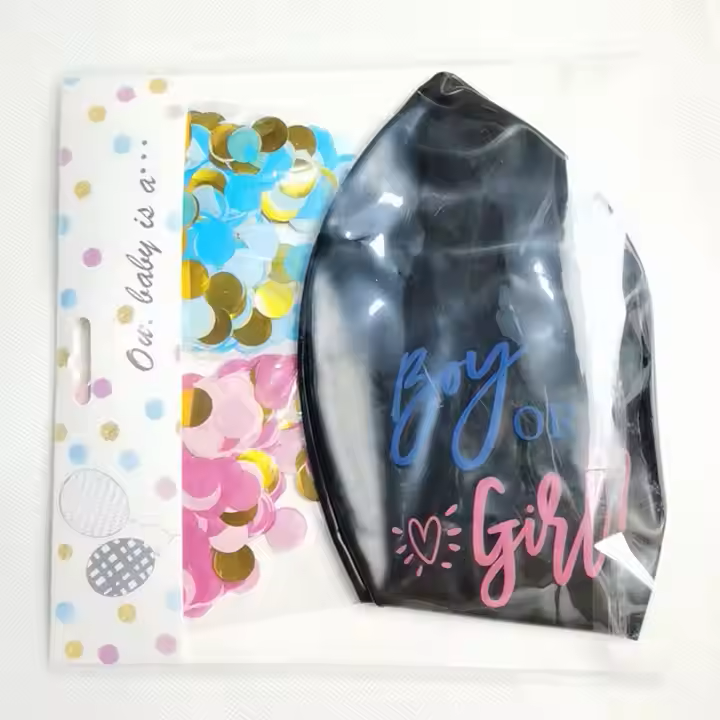 Gender Reveal Balloon With Confetti_2