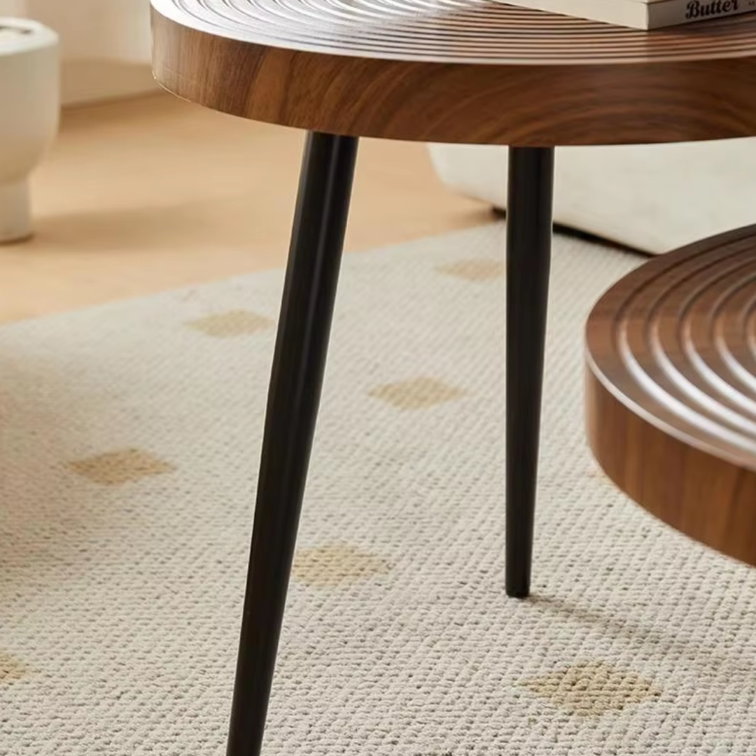 COFFEE TEA TABLE - YM093 WALNUT ( S + L )_4