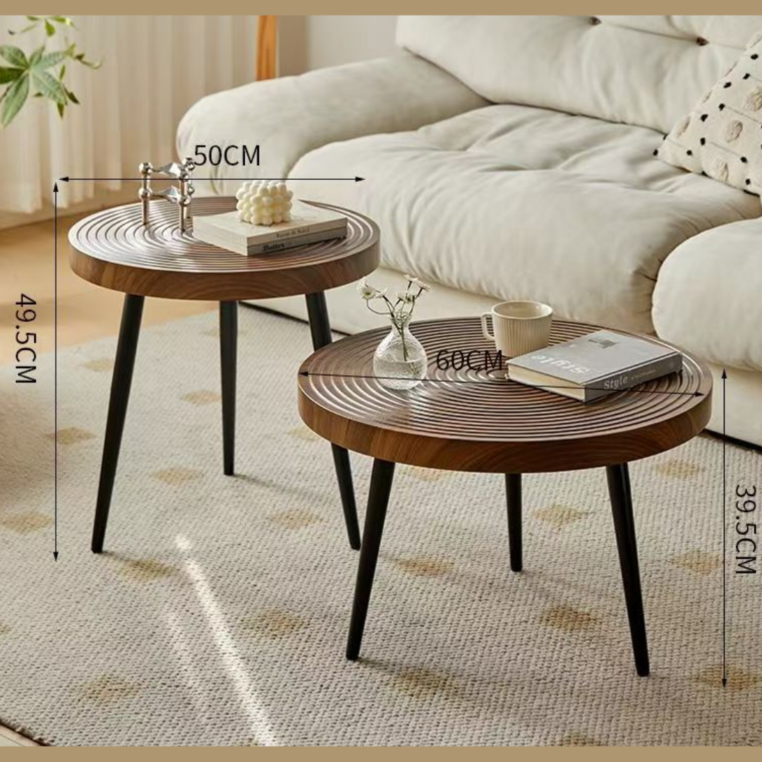 COFFEE TEA TABLE - YM093 WALNUT ( S + L )_5