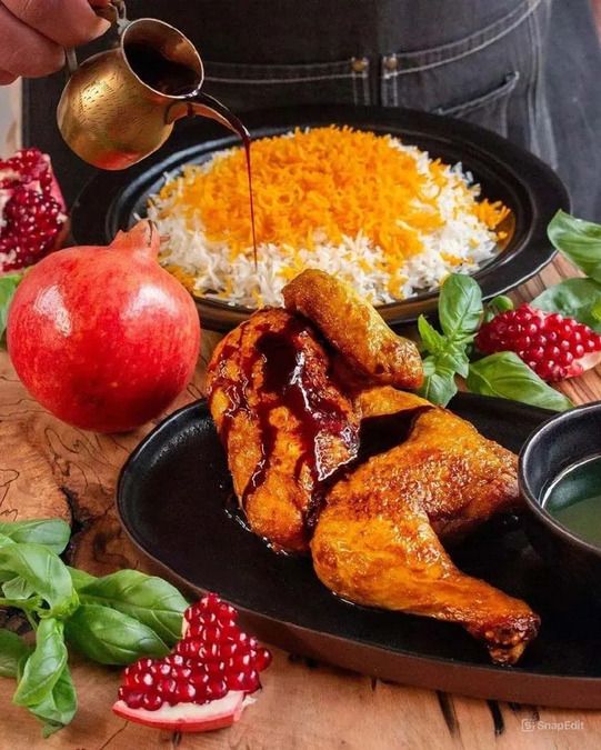 🆕 Cholo Akbar Joojeh (Persian Fried Chicken with Pomegranate Sauce) 🆕_0