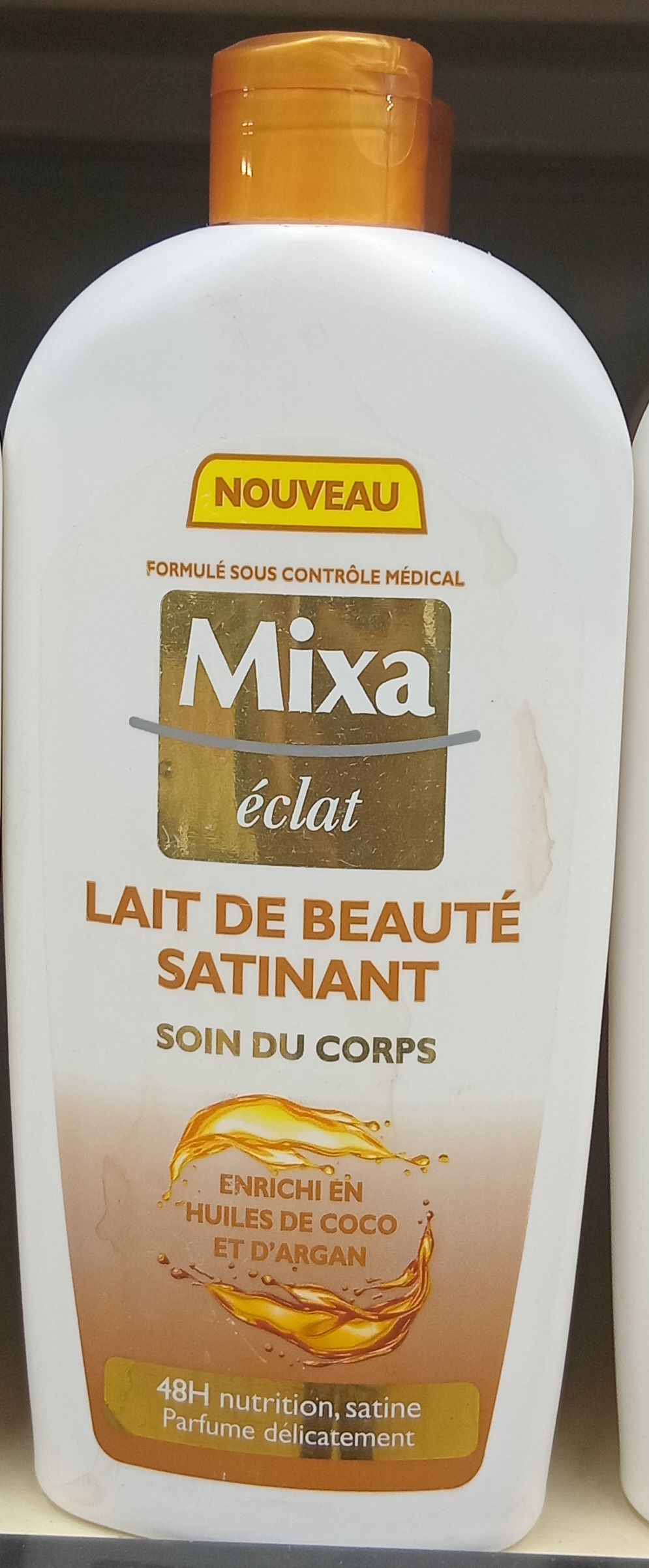 Mixa Eclat Lait Corps Satinant 375ml_0