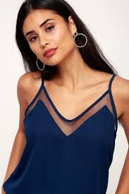 Tank Top Navy Blue Taille L_0