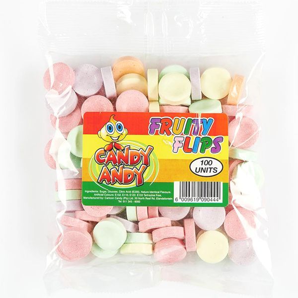 Candy Andy Fruity Flips Candies Assorted (100's)_0