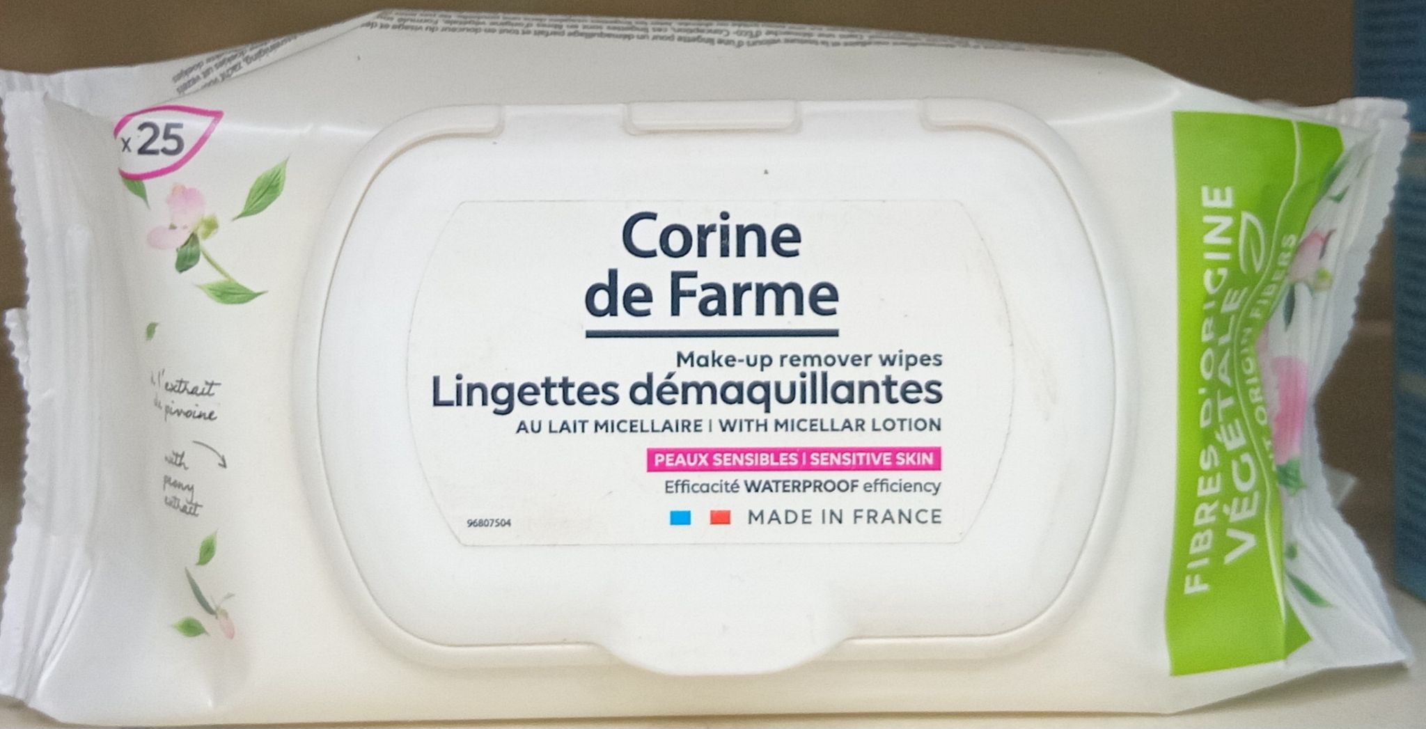 Corine De Farme Lingettes Demaq. Vegetale 25'S_0