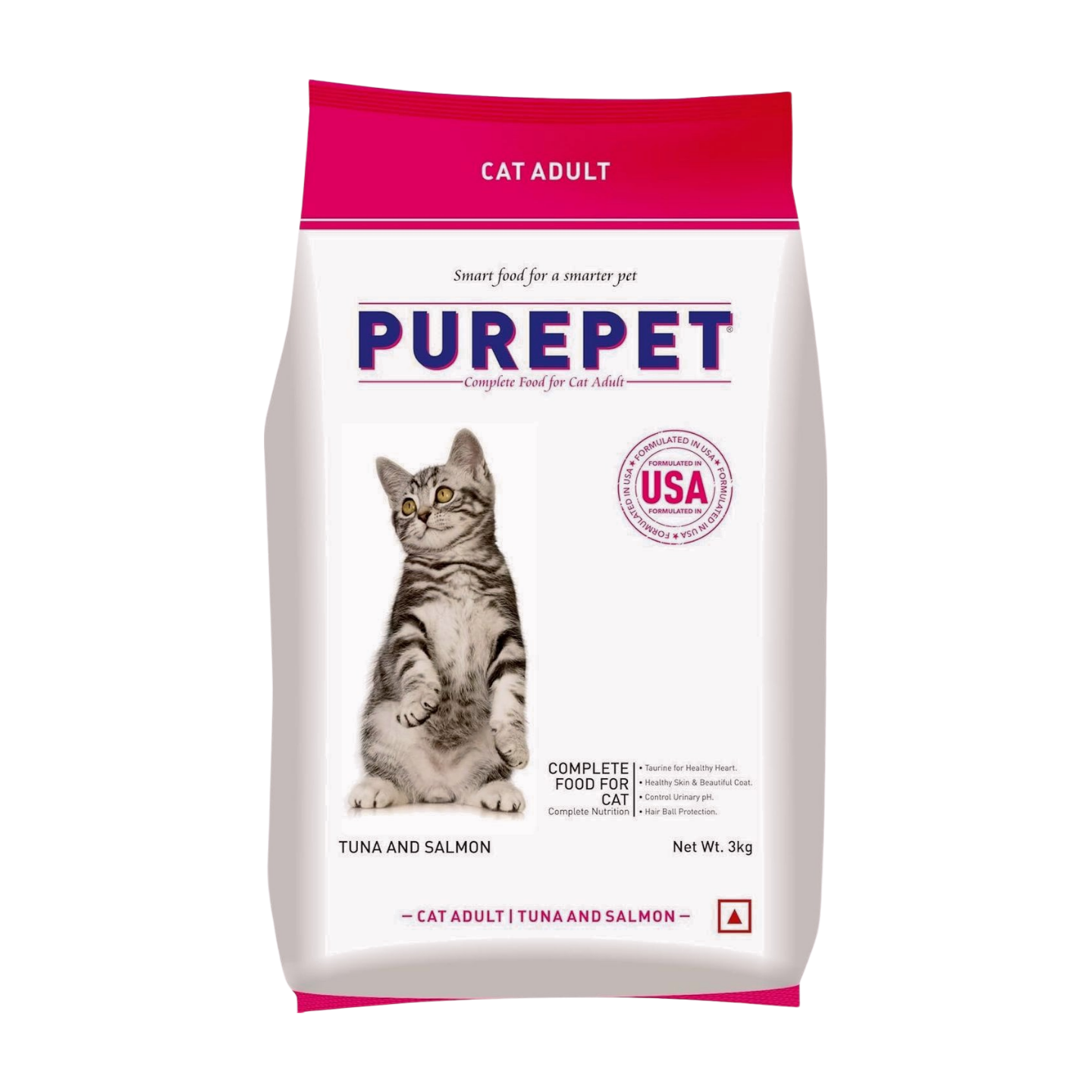 PurePet AdultCat Dry Food  Tuna Salmon 3kg_0