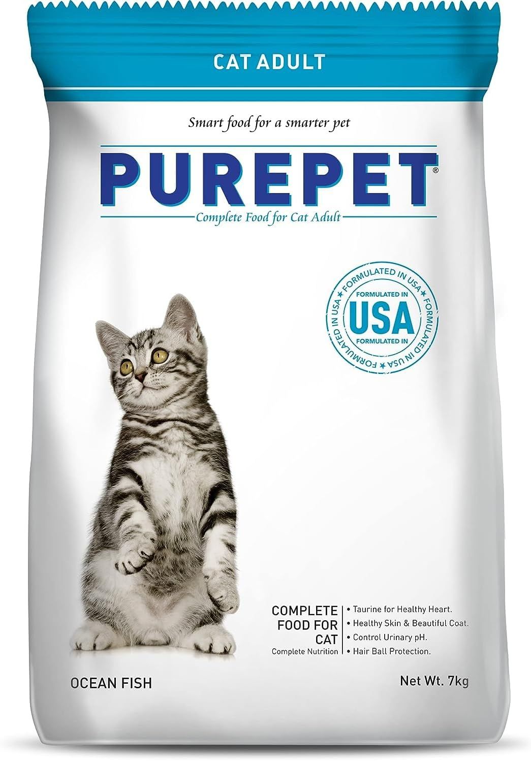 Purepet AdultCat Dry Food Ocean Fish 3kg_0