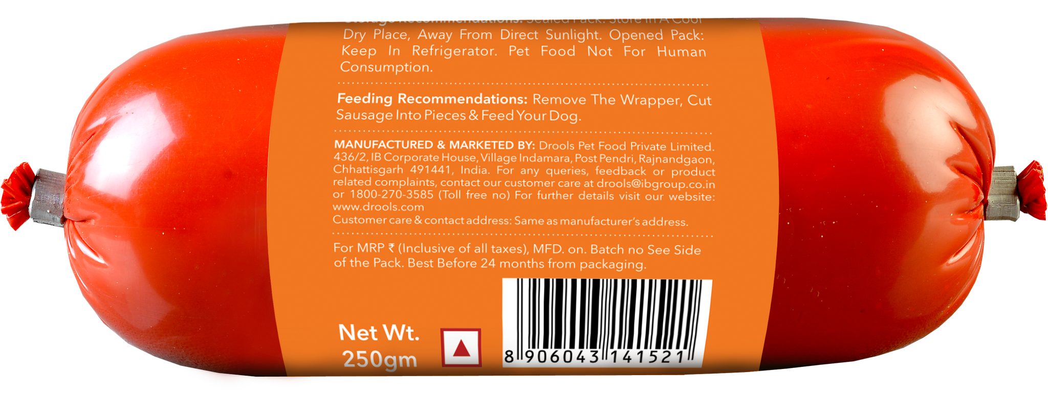 Drools Adult Dogs Sausage 150g_1