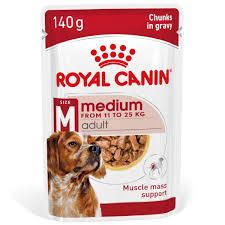Royal Canin Size Health Nutrition Medium Adult (WET FOOD - Pouches) 10 x 140g_0