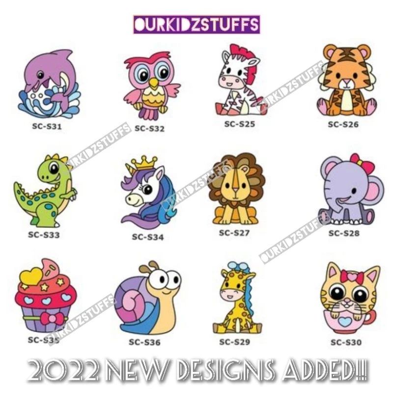 (Children's DIY) (Art and Craft) Non-Glitter Suncatcher Keychains_7
