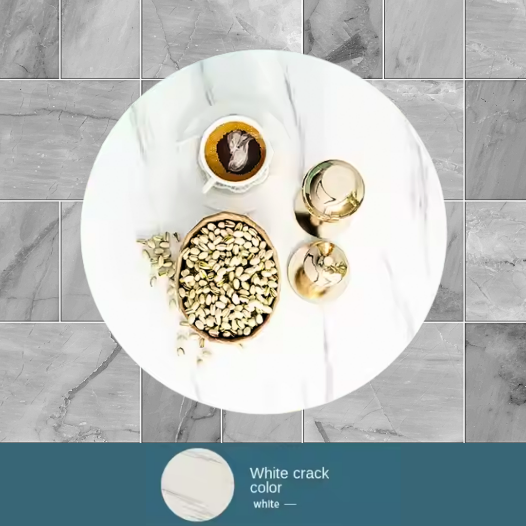 MARBLE GOLD TABLE SERIES - ROUND 40CM _2