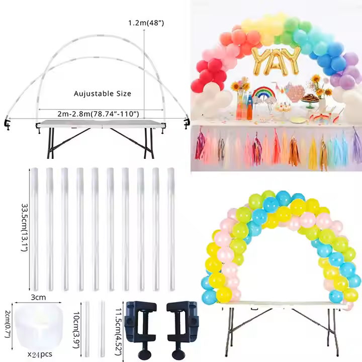 Adjustable Table Balloon Arch With Accessories_1
